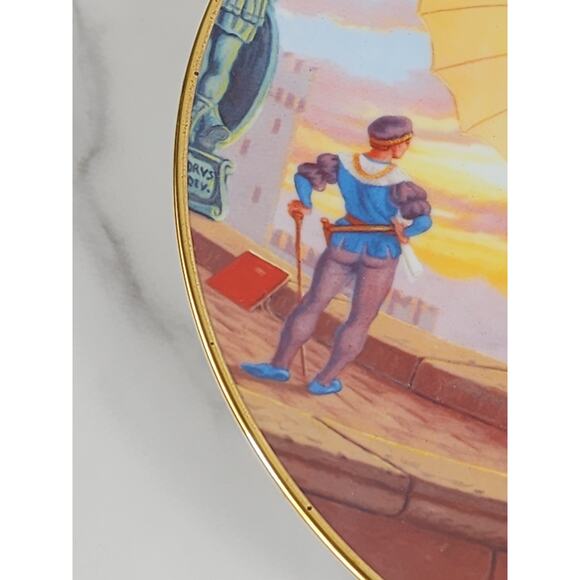 The Vision Of Leonardo Man's Dream Of Flight Year 1982 Plate 8 1/2" Wall Decor - Picture 14 of 15